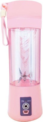 Ruhi USB Electric Blender Bottle 0 Juicer Mixer Grinder  (Pink, 1 Jar) Pro 0 W Juicer Mixer Grinder (1 Jar, Pink)