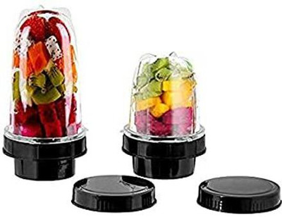 Rotomix Powerfull Bullet Jars Combo Set for Mixer Grinder 2 Jars (530 ML, 350 ML) Mixer Juicer Jar(880 ml)