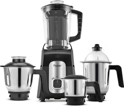 Prestige All-in-One 1000 W Juicer Mixer Grinder(Ergon | 4 Jars | Black)