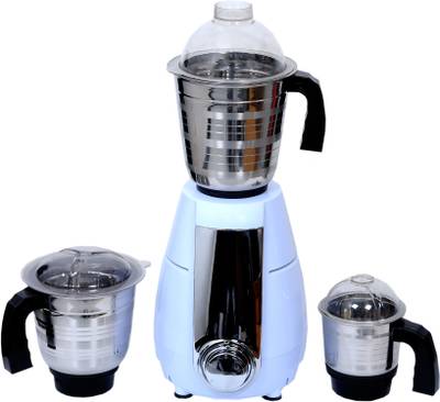 MARIYATAFF 1000WATT FULL COPPER MOROR TWO YEAR WARRANTY SMART GRINDER HEAVY DUTY MOTOR 3 JAR SET HEAVY DUTY 1000 Mixer Grinder (3 Jars, White)