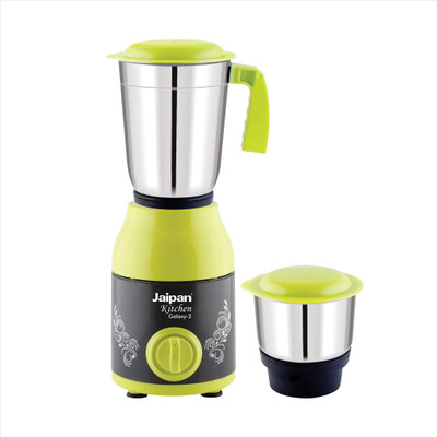 Jaipan Kitchen Galaxy-2 550 W Juicer Mixer Grinder(JNM-0822 | 2 Jars | Green)