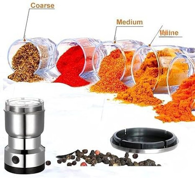 Udghosh Creation 225 : Higher the Wattage, tougher the Juicing/Grinding 240 W Mixer Grinder(Stainles Steel-Nima-Multifunctional-Grinder-Smash-Machine-Beans-and-Coffee-Maker | 1 Jar | Silver)