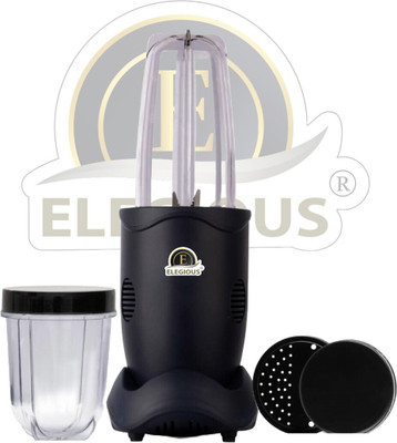 ELEGIOUS Full-Black, Power Consumption : W - 500, Total Jars : 02 500 W Mixer Grinder(500 W Full-Black Hand Blender | 2 Jars | Black)