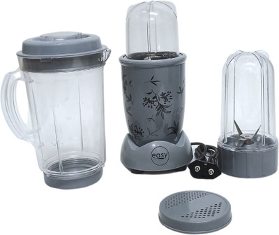 Easy Power Nutri 400 W Juicer Mixer Grinder(Power Nutri-Blender-Mixer-Grinder Combo with 3 Unbreakable Jars | 3 Jars | Grey)