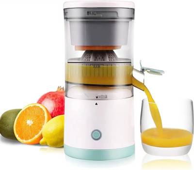 3D METRO SUPER STORE Citrus Juice Maker Machine Electric USB Charge Portable Hands Free JUICER MAKER AUTOMATIC 240 Juicer (1 Jar, White 3, SKY BLUE)