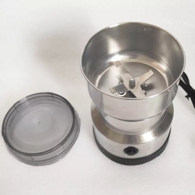 FONALO Mixer/ Mini Electric Grinder Stainless Steel Bowl & Metal Blade Q-100 Japan Multi function Small Food Grinder 300 Juicer Mixer Grinder 300 Juicer Mixer Grinder (1 Jar, Silver)