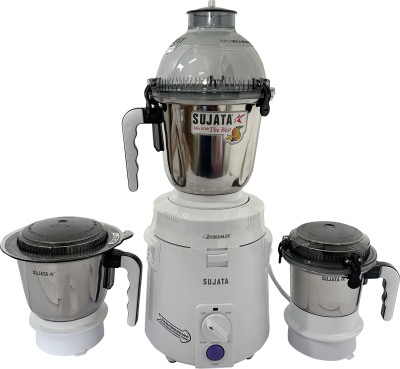 SUJATA by SUJATA dynamix 900 W Mixer Grinder(dynamix | 3 Jars | White)