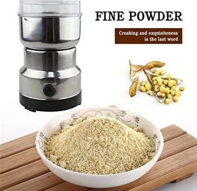 Fresh mark Grinder Mixer MINI 300 W 240 Mixer Grinder Total Jars 300 W Juicer Mixer Grinder(By Mini Stainless Steel Coffee Nuts Grains Bean Series | 1 Jar | Silver)