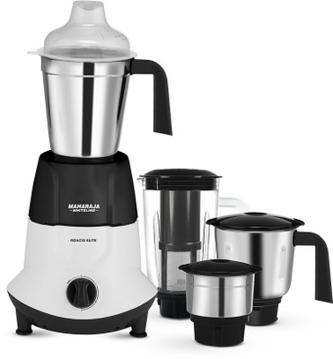 MAHARAJA WHITELINE MX-278 750 W Mixer Grinder(Odacio Elite | 4 Jars | White, Black)