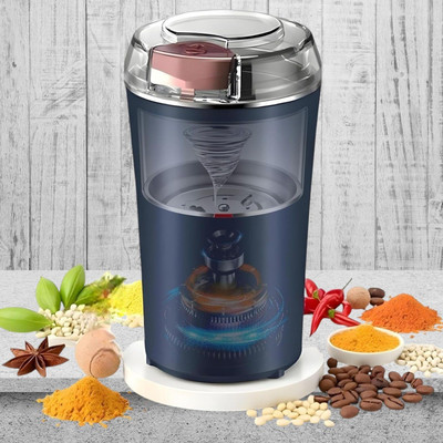 Praaj Premium Electric Coffee & Spice Grinder – Portable Blue Kitchen Essential 300 W Juicer Mixer Grinder(Premium Electric Coffee Bean & Spice Grinder – Portable Blue Kitchen Essential | 1 Jar | Blue) Praaj Premium Electric Coffee & Spice Grinder – Portable Blue Kitchen Essential 300 W Juicer Mixer Grinder(Premium Electric Coffee Bean & Spice Grinder – Portable Blue Kitchen Essential | 1 Jar | Blue)