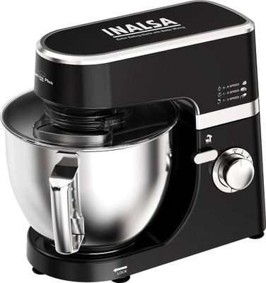Inalsa Stand Mixer 1200 W Mixer Grinder(Kratos Plus | 1 Jar | Black)
