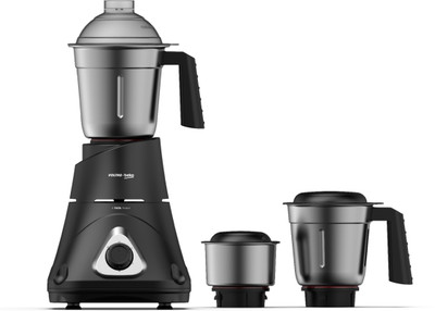 Voltas Beko by A Tata Product Superefficient with GrindX Technology 750 W Mixer Grinder(G7503HP-BL | 3 Jars | Black)