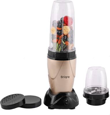 Briqre Splash | Smoothie maker blender for Kitchen | Shake maker Nutribullet blender Nutri Blender 500 Juicer Mixer Grinder (2 Jars, Copper)
