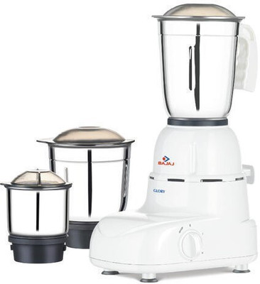 BAJAJ GLORY 500 W 500 W Mixer Grinder(GLORY 500 WATT | 3 Jars | White)
