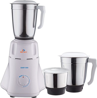 BAJAJ MG 500 W Mixer Grinder(Easy | 3 Jars | White)