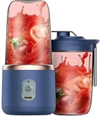 Modabay PORTABLE JUICER 40 W Juicer Mixer Grinder(HP-22 | 2 Jars | Blue)