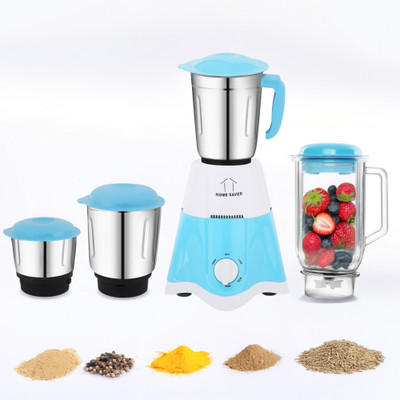 HOME SAVER OceanEdge 750 W Mixer Grinder(Edge | 4 Jars | Sky Blue, White)