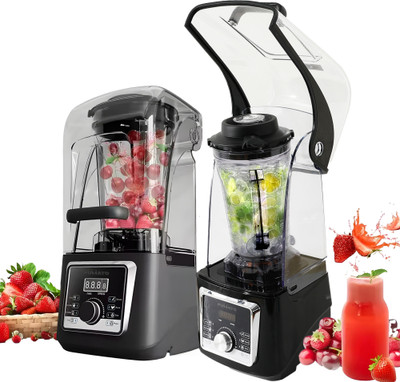 The Better Home Pro 2000 W Juicer Mixer Grinder(Fumato Commercial Blender with Sound Proof Shield | 1 Jar | Black)