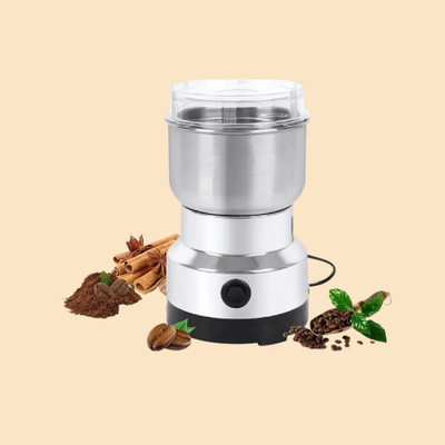 Shashwat Enterprise mixer grinder 220 W Mixer Grinder(Nima Mini Stainless Steel Coffee Spice Nuts Grains Bean Grinder Mixer | 1 Jar | Silver)