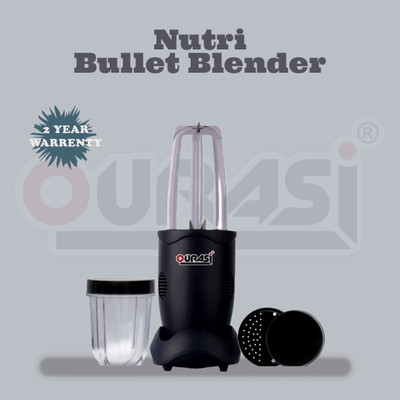 OURASI 500 W Full-Black Chopper, Stand Mixer(500 W Full-Black Nutri Blender)