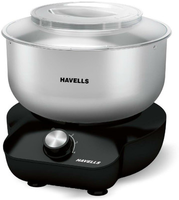 HAVELLS hygiene grande 350 W Mixer Grinder(hygiene grande atta maker 350w | 1 Jar | Black, Grey)