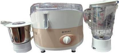 BAJAJ FRESH SIP DLX JUICE MIXED GRINDER 500 Juicer Mixer Grinder (2 Jars, WHITE & COFFEE)