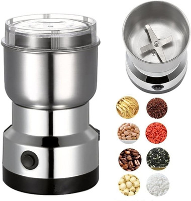 SHOP PLUS Miksi Multi-Function Blender Kitchen Appliances Fast Blending Portable Blender 150 W Mixer Grinder(Multifunctional Electric Grinder for Baby Food, Chutney, Masala Grinder | 1 Jar | Silver)
