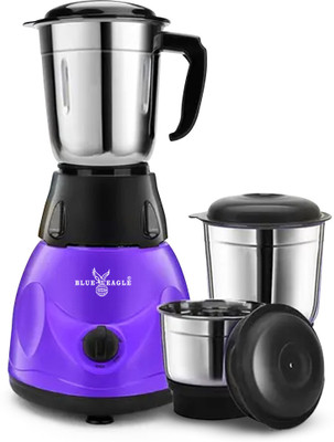 Blue eagle K 500 W Mixer Grinder(500 Watt Powerful Mixer, Blender & Grinder with 3 Jars|ABS Plastic| | 3 Jars | Purple, Black)