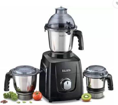 SUJATA Juicer Mixer Grinder 1000 W Juicer Mixer Grinder(MG-02 | 3 Jars | Black)