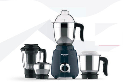 Butterfly 750W Mixer Grinder, 4 Jar, Ink Blue 750 W Juicer Mixer Grinder(PESTLE | 4 Jars | INK BLUE)