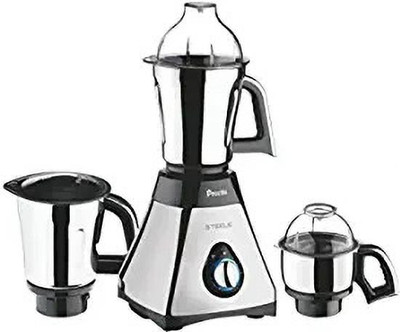 Preethi 110 Volts Mixer Grinder 550 W Mixer Grinder(Steele MG 206 | 3 Jars | Silver/Black)