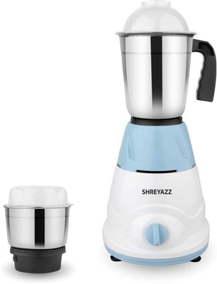 shreyazz MS-26 500 W Mixer Grinder(Electric Mixer Grinder | 2 Jars | White)