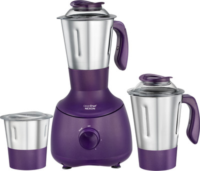 Greenchef Nexon 1000 W Mixer Grinder(Nexon Purple | 3 Jars | Purple)
