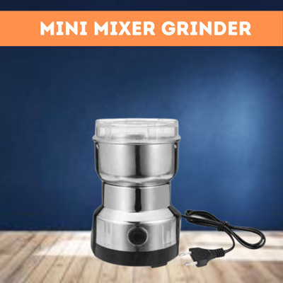 YAROH Grinder-01 200 W Mixer Grinder(Electric Mixer Grinder & Coffee Maker for Kitchen Masala,Fruit, Onion GarlicJ48 | 1 Jar | Silver)