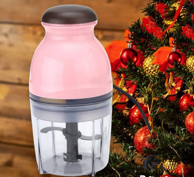 FONALO Chopper, Mixer, 200 W Juicer Mixer Grinder(Capsule Cutter Quatre Unique Blender System Design Mini Electric Food Processors | 1 Jar | Pink)