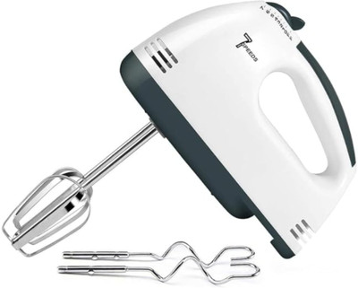 Dorbiniq Egg Beater_O2F2 260 W Juicer Mixer Grinder(260 Watt Hand Mixer Electric Egg Beater For 7-Speed Hand Blender_S2T5R | 1 Jar | White)