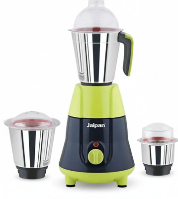 Jaipan Breeza 550 W Mixer Grinder(jpbm00771 | 3 Jars | Green, Black)