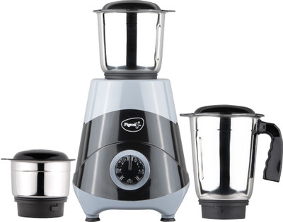 Pigeon MIX MASTER 500 W Mixer Grinder(16456 | 3 Jars | Black, Grey)