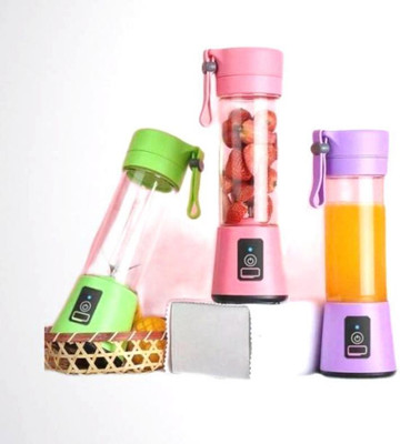 Msodissa PRO 450 W Juicer Mixer Grinder(HB-794 Rechargeable Portable Electric Mini USB Bottle Juicer Mixer Grinder | 1 Jar | Multicolor)