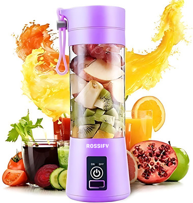 ROSSIFY PB 220 W Juicer(Portable Mini Juicer and Blender, 380ml Capacity | 1 Jar | Multicolor)