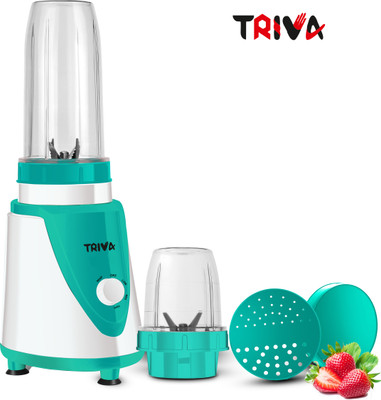 TRIVA CANDYNUTRI 500 W Juicer Mixer Grinder(CANDYNUTRI | 2 Jars | Blue)