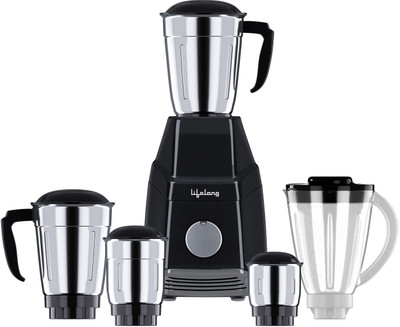 Lifelong LLMG7F 800 W Mixer Grinder(LLMG7F | 6 Jars | Black)