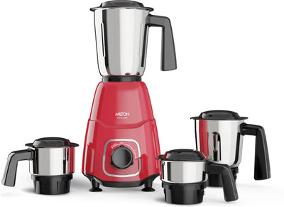 MILTON Spire 550 W Juicer Mixer Grinder(CELGMIX002REDD0001 | 4 Jars | Red)
