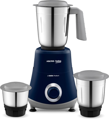 Voltas Beko Powerful with GrindX Technology 500 Watt 500 W Mixer Grinder(G5003HP-DB | 3 Jars | Dark Blue)