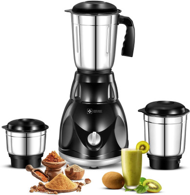 Havok Black_Mixer_3Jar 750 W Juicer Mixer Grinder(Hav/Mix/3Jar(Black) | 3 Jars | Black)