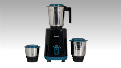 HAVELLS 3 JAR 500 W Mixer Grinder(MIXER GRINDER | 3 Jars | Black)