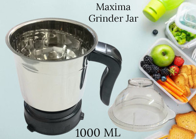 HOME TREE Chutney & Grinder Jar Suitable For USHA MAXIMA Mixture / Stainless Steel / Mixer Juicer Jar(1000 ml)