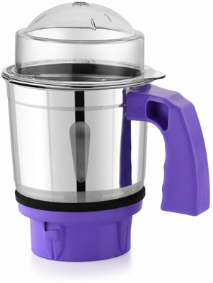 Saimix 90 Gm Steel Purple Metal Base Netro Wati with Handle -500Ml Mixer Juicer Jar(500 ml)