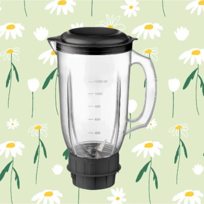 bhart Mixer Grinder Juicer Jar ABS Plastic Transparent, Black. Mixer Juicer Jar Mixer Juicer Jar(1500 ml)
