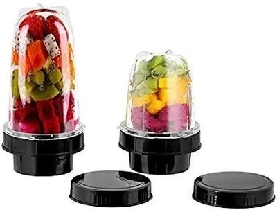 jade-x plastic bullet mixer grinder jar transparent Mixer Juicer Jar(350 ml)